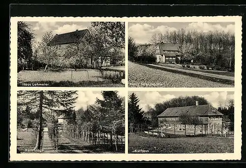 AK Bad Randringhausen i. W., Haus Lohmeier, Haus Sonnenhöhe, Kurhaus