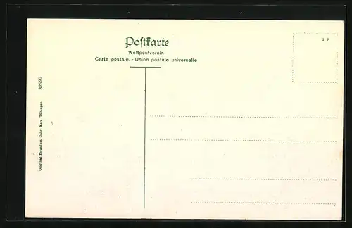 AK Lörrach, Gesamtansicht aus der Vogelschau