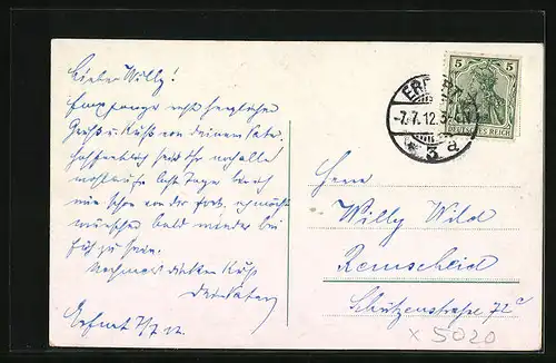 AK Erfurt, Blick auf die Pförtchenbrücke