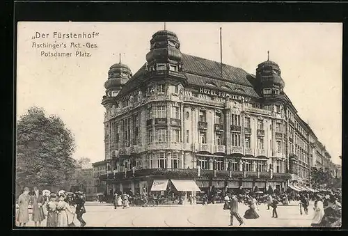 AK Berlin, Hotel Der Fürstenhof am Potsdamer Platz