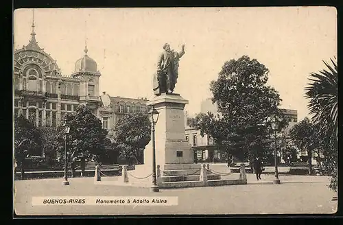 AK Buenos-Aires, Monumento a Adolfo Alsina