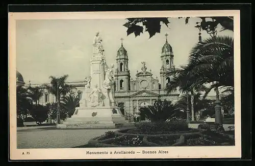 AK Buenos Aires, Monumento a Avellaneda