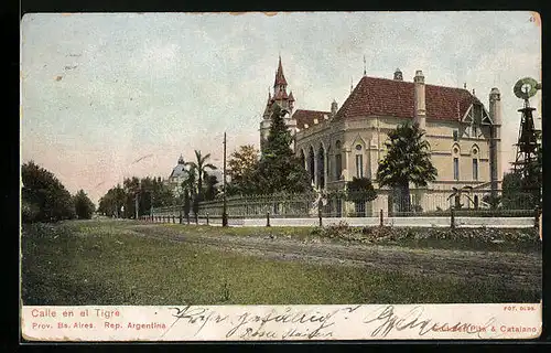 AK Tigre, Blick auf ein grosses Gebäude
