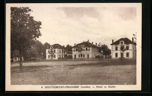 AK Montfort-en-Chalosse, Poste et Ecoles