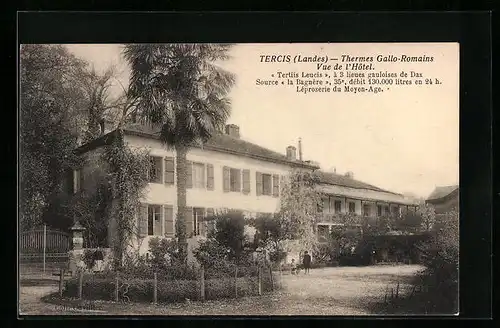 AK Tercis, Thermes Gallo-Romains, Vue de l`Hotel