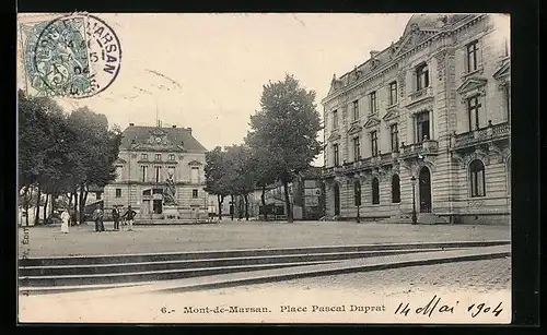 AK Mont-de-Marsan, Place Pascal Duprat