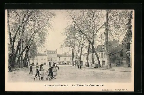 AK Mont-de-Marsan, La Place du Commerce