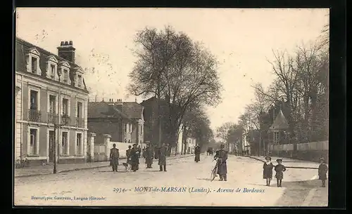 AK Mont-de-Marsan, Avenue de Bordeaux