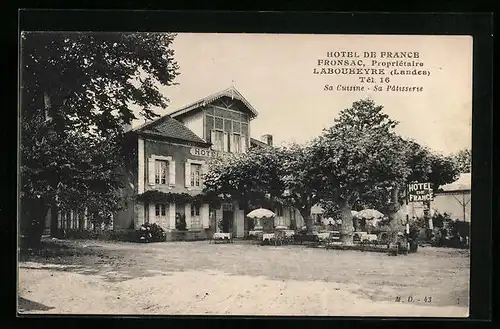 AK Labouheyre, Hotel de France Fronsac