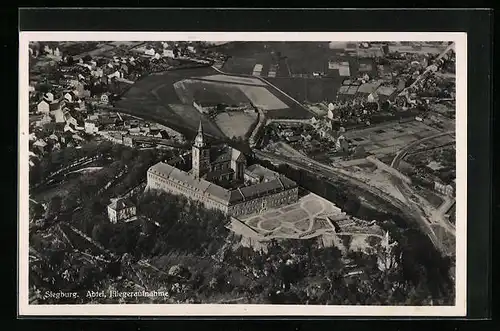 AK Siegburg, Fliegeraufnahme der Abtei