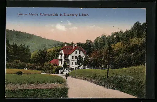 AK Eisenberg i. Thür., Gasthaus Robertsmühle