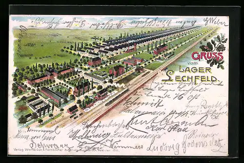 Lithographie Lechfeld, Lager Lechfeld