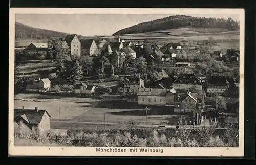 AK Mönchröden, Teilansicht mit Weinberg