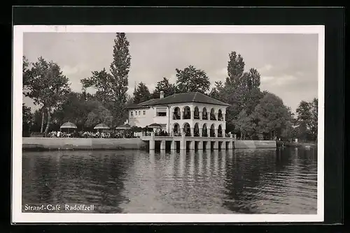 AK Radolfzell, Strand-Café am Ufer