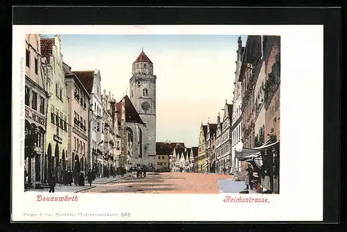 AK Donauwörth, Blick in die Reichsstrasse