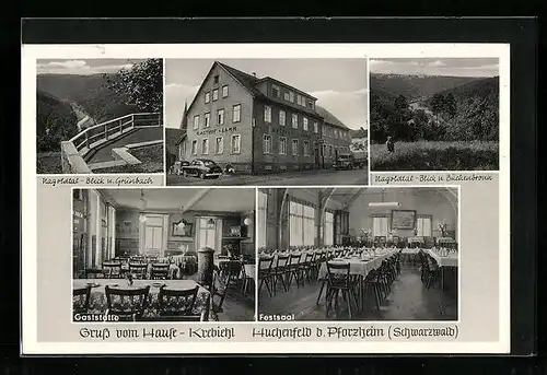 AK Huchenfeld b. Pforzheim, Gasthof zum Lamm