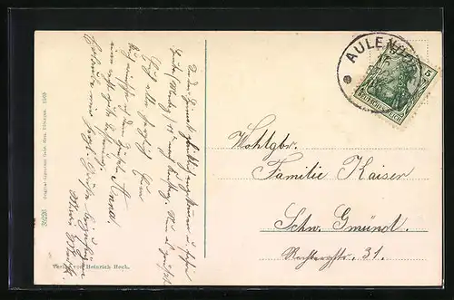 AK Aulendorf, Blick über den Ort