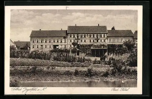 AK Bad Jagstfeld a. N., Blick zum Bad-Hotel