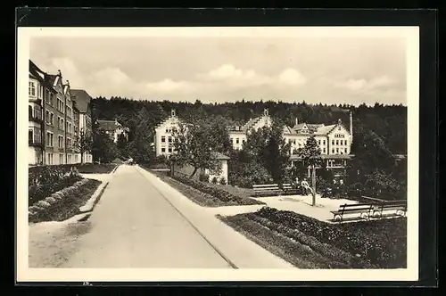 AK Oppenweiler, Wilhelmsheim mit Parkanlage