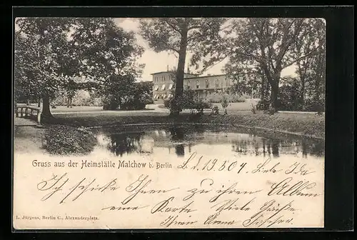 AK Malchow b. Berlin, Heimstätte Malchow