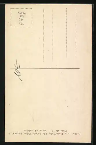 AK Berlin, Ehemaliges Palais Emphraim bei Nacht, Poststr. 16