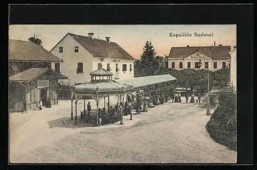 AK Radenci, Trinkhalle, Bade-Haus und Hotel Annen-Hof