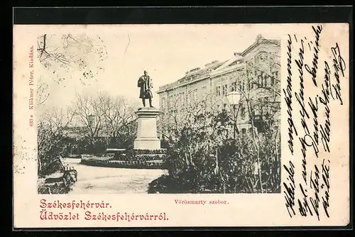 AK Székesfehérvár, Vörösmarty szobor