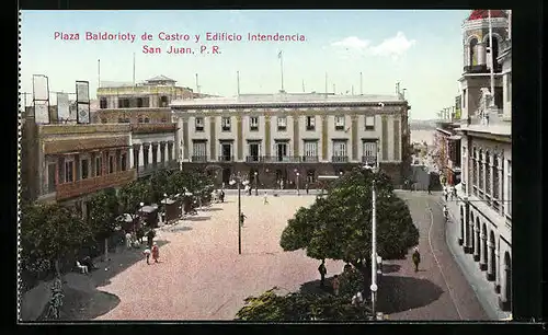 AK San Juan, Plaza Baldorioty de Castro y Edificio Intendencia