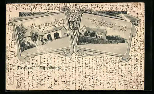 AK Eckernsund, Strassenpartien im Ort