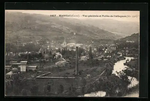 AK Massiac, Vue generale et Vallée de l`Allagnon