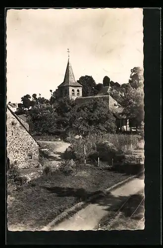 AK Saint-Martin-Cantalès, L`Eglise vue du Manoir