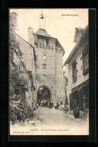 AK Salers, Tour de l`horloge, ancien beffroi