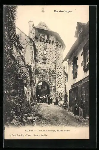 AK Salers, Tour de l`Horloge, Ancien Beffroi