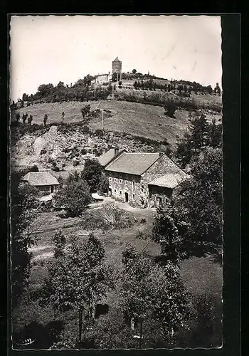 AK Ruines, La Moulin et le Chateau de Ruines