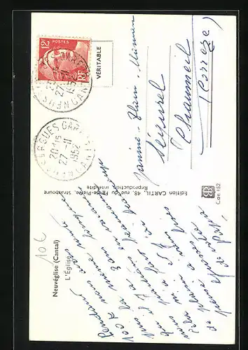 AK Neuvéglise, L`Eglise