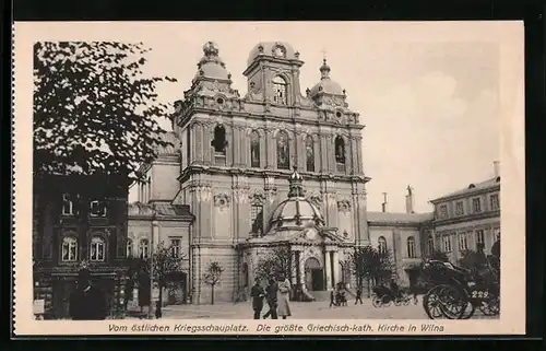 AK Wilna, Vom östlichen Kriegsschauplatz, Griechisch-katholische Kirche