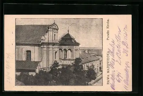 AK Rawa Mazowiecka, Parafin Kirche