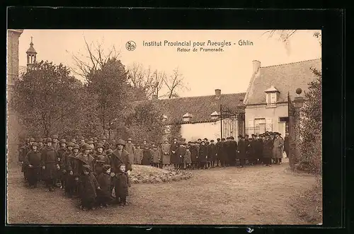 AK Ghlin, InstitutbProvincial pour Aveugles, Retour de Promenade