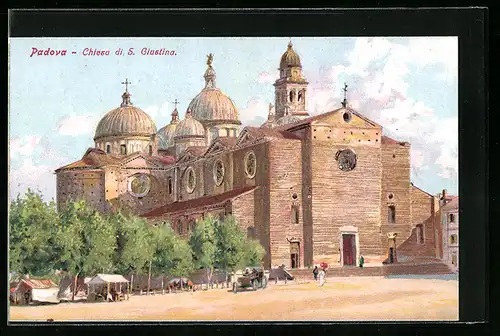 Künstler-AK Padova, Chiesa di S. Giustina