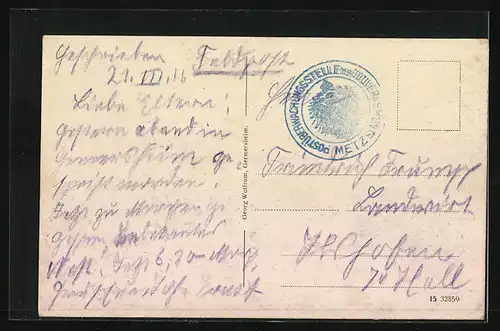 AK Germersheim, Königsstrasse mit Gasthaus