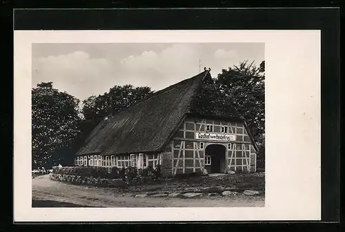 AK Niederhaverbeck, Gasthof zum Heidekrug, Inh. W. Menke