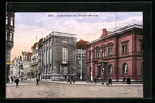 AK Kiel, Sophienblatt mit Thaulow-Museum