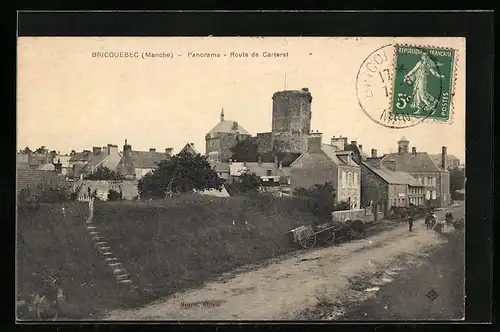 AK Bricquebec, Panorama, Route de Carteret