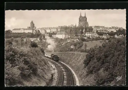 AK Coutances, Vue générale les nouvelles Constructions