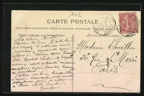 AK Saint-Denis-le-Gast, la Monnerie, ancienne résidence du poète Barthélemy