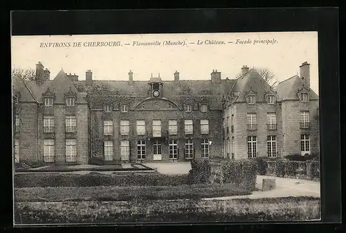 AK Flamanville, le Chateau, Facade principale