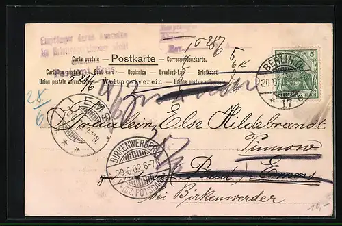 AK Kronprinz Wilhelm von Preussen als Bube vor der Universität