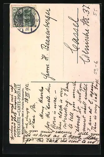 AK Goslar, Ansicht der Kunstuhr