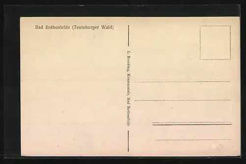 AK Bad Rothenfelde / Teutoburger Wald, Oldenburger Kinderheim