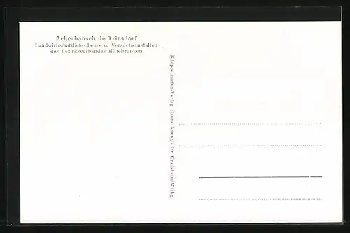 AK Triesdorf, Ackerbauschule, Kuhstall